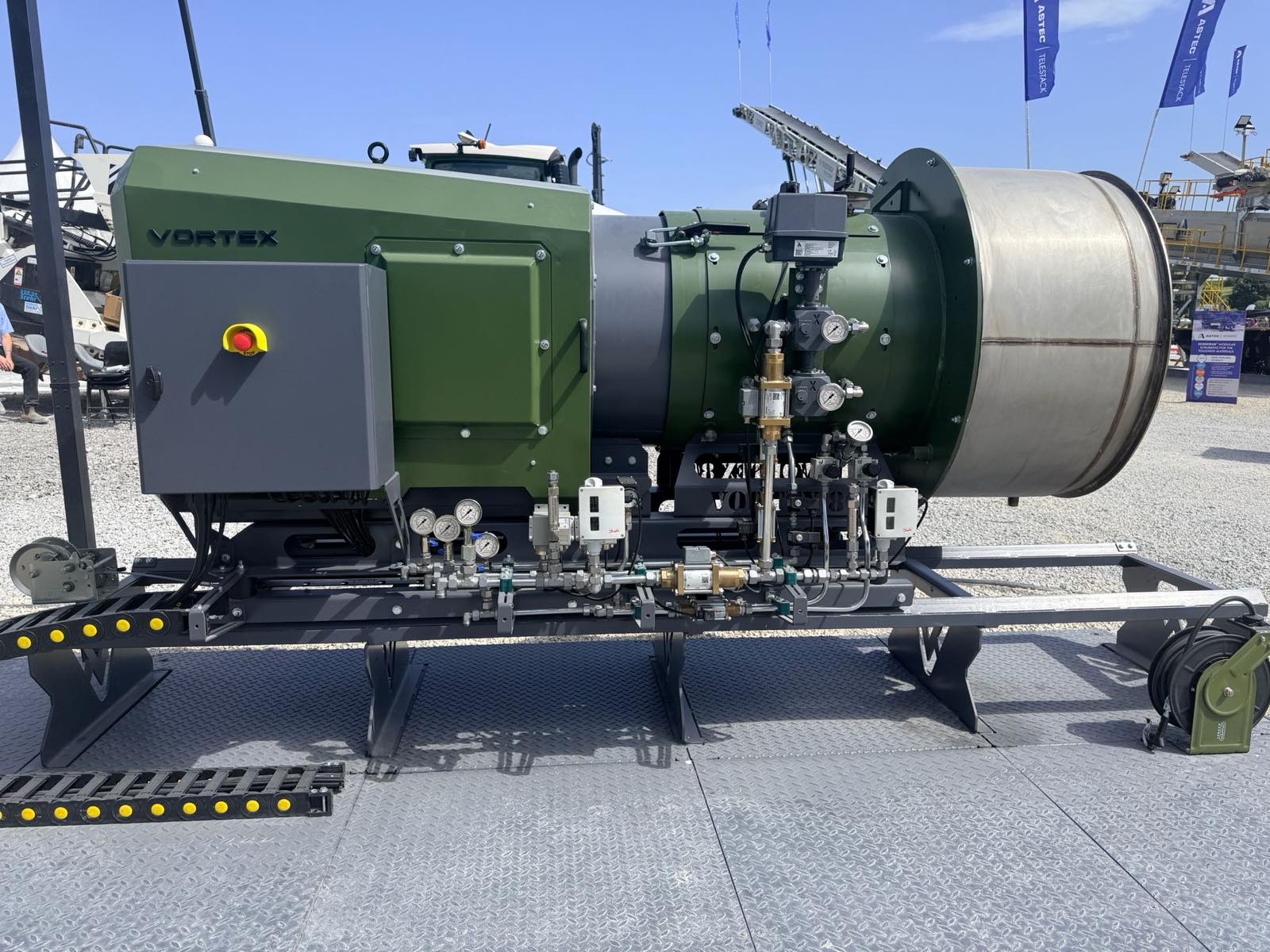The Vortex burner by Asphalt Burner Services